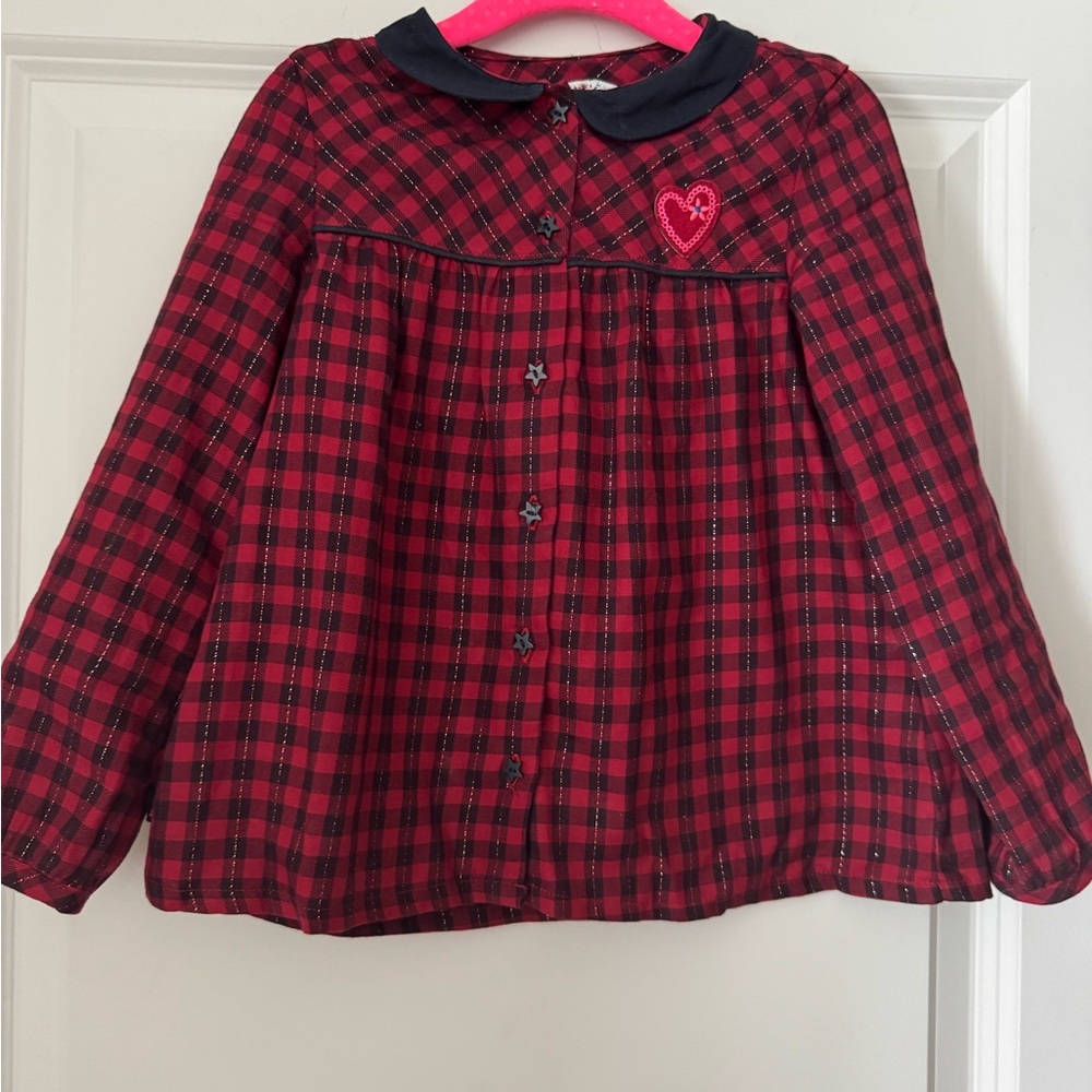 Plaid blouse